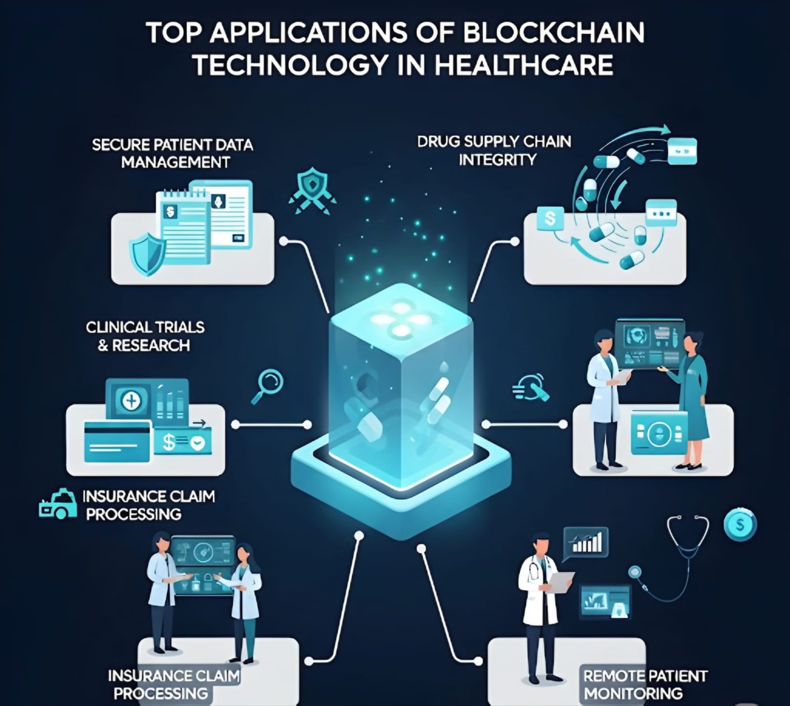 10 Top Applications of Blockchain Technology in Healthcare