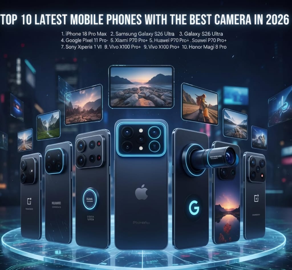Top 10 Latest Mobile Phones With the Best Camera in 2026